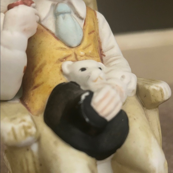 Charming Elderly Couple Rocking Chair Figurines - Picture 6 of 6